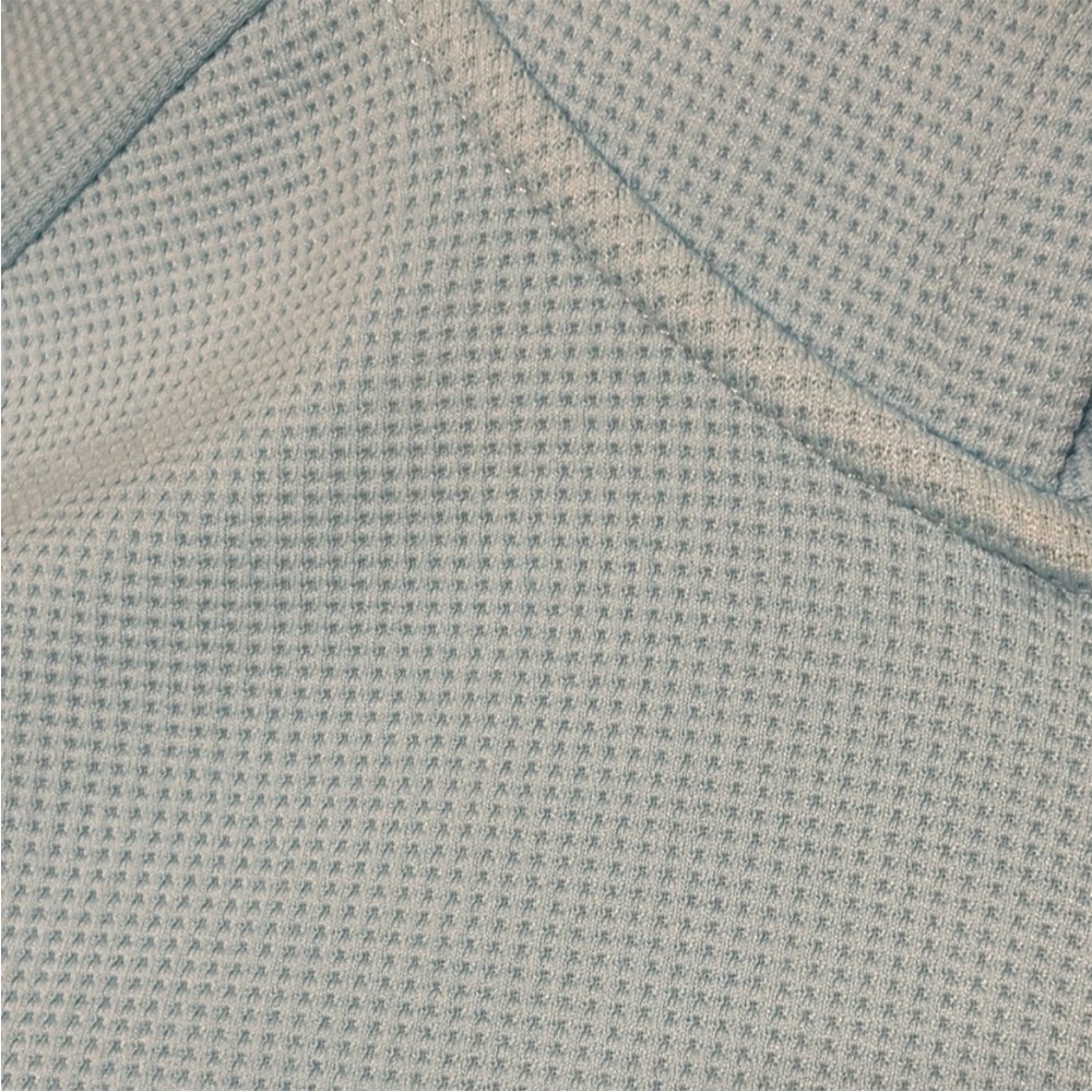 Peter Millar Sky Blue Waffle Knit Pullover - Picture 12 of 12